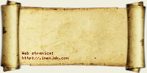 Nina Prokopović vizit kartica